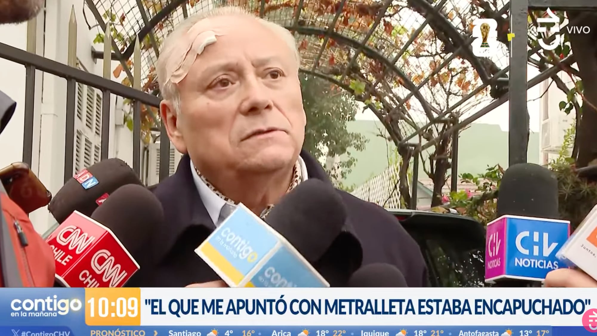 Iván Aróstica se refirió al hecho de violencia que vivió en su casa en San Miguel