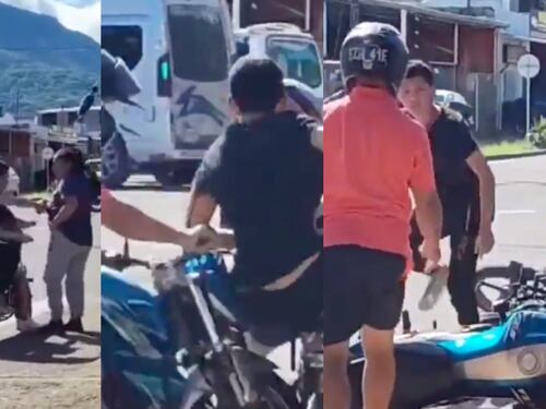 (Video) Atropelló a presuntos ladrones sin saber que estaban grabando una película