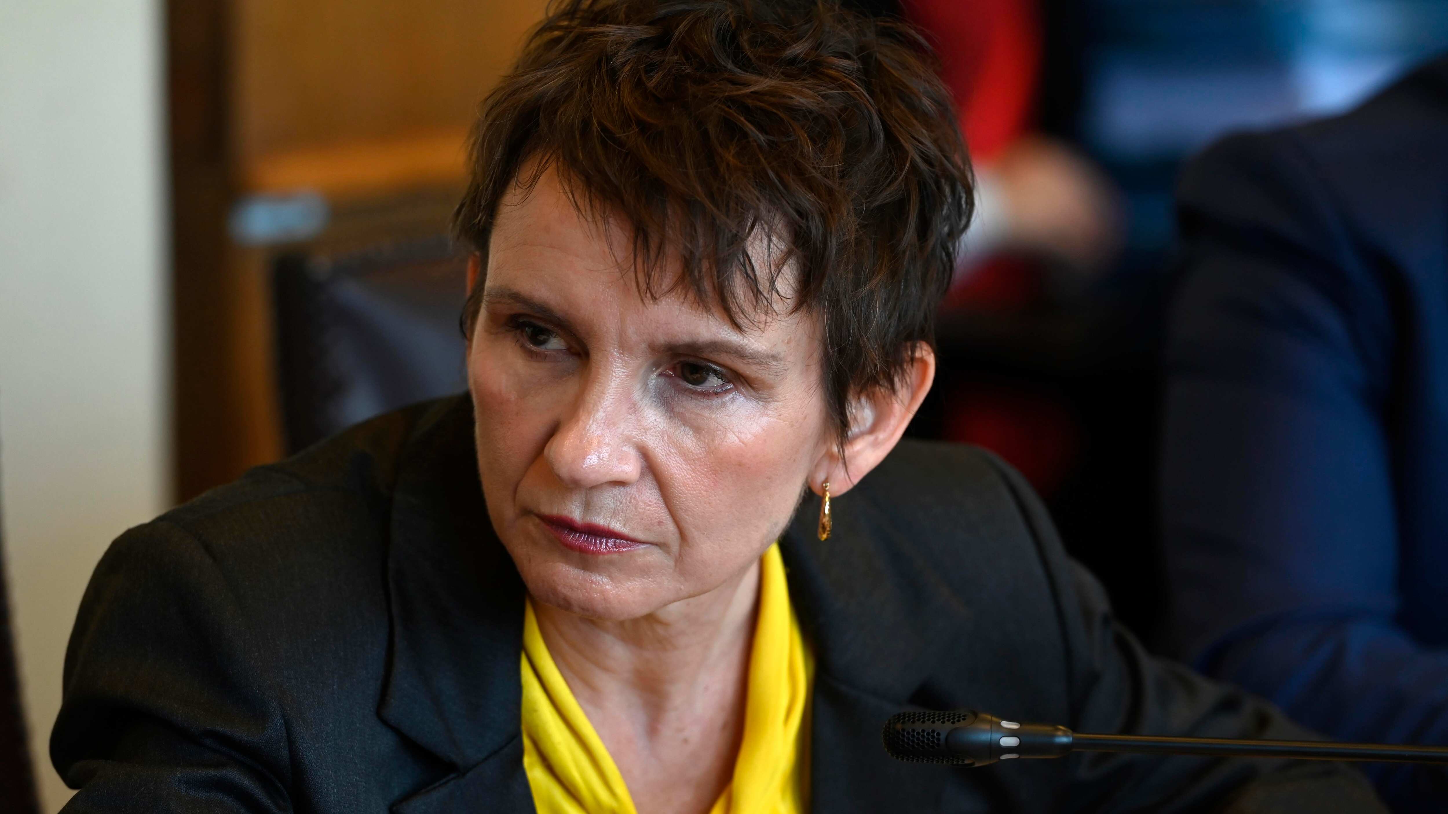 COMISION MIXTA  : 10 Septiembre 2024 | 10 de SEPTIEMBRE  2024 / VALPARAISO
Caronina Toha en la comisión Mixta de Seguridad en el senado
FOTO : PABLO OVALLE ISASMENDI / AGENCIAUNO