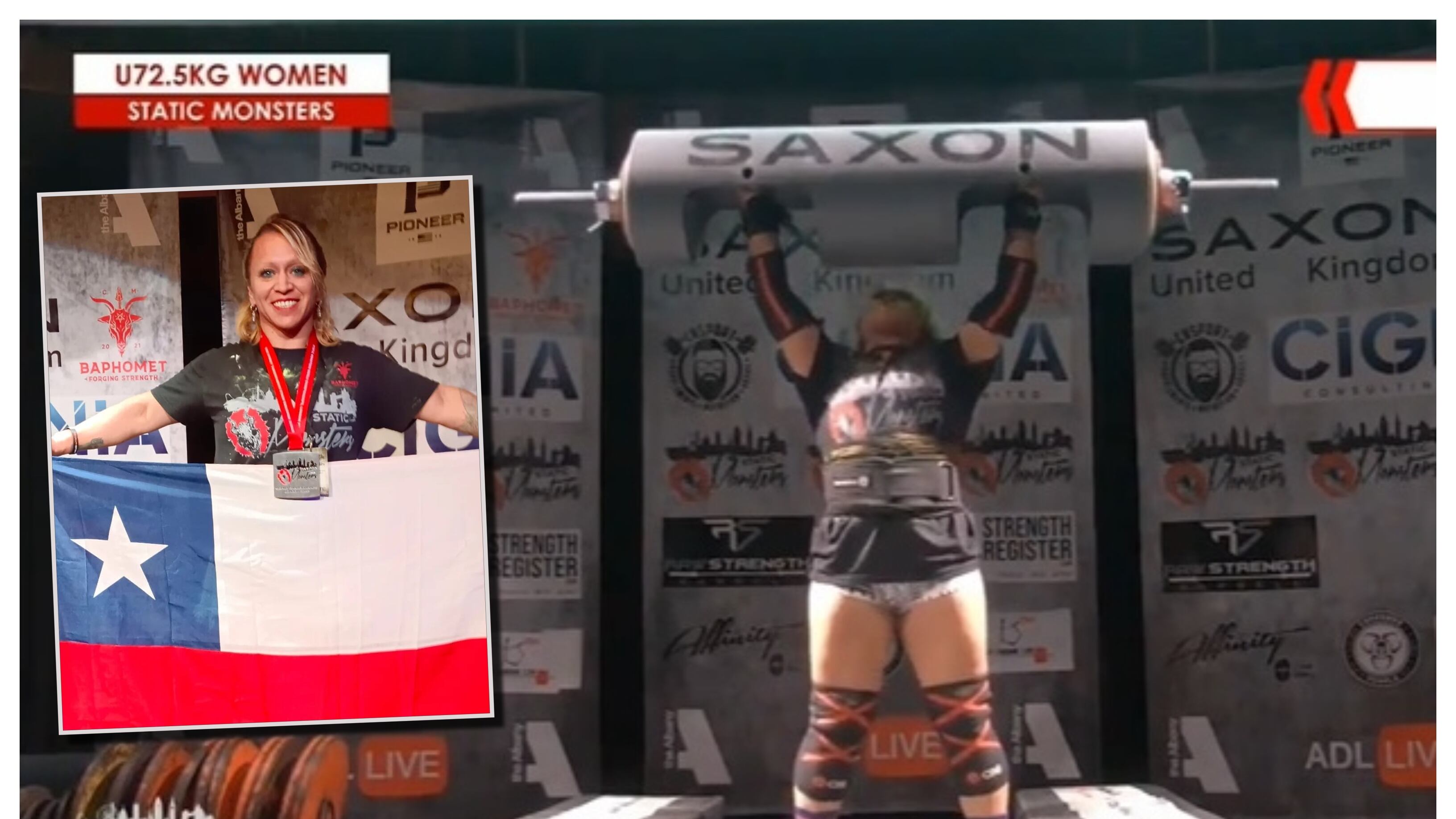 La atleta nacional fue la subcampeona del Mundial Static Monsters 2023.