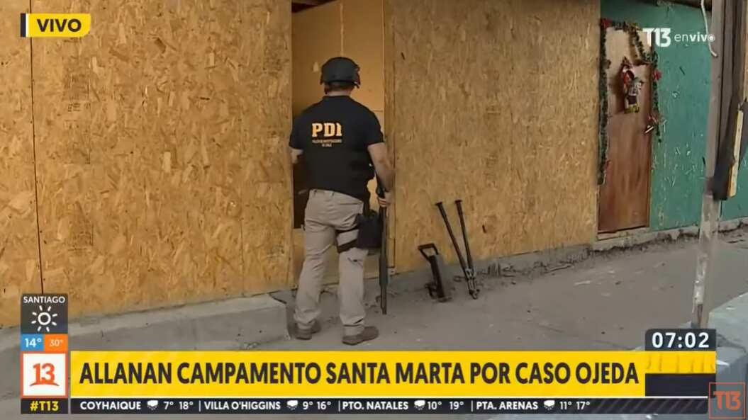 Cae banda vinculada al secuestro y asesinato de exmilitar Ronald Ojeda tras allanamiento en Maipú