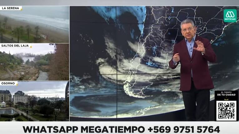 El meteorólogo alertó además de intensas lluvias para la próxima semana en la capital.