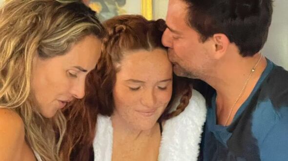 Angélica Castro, Laura de la Fuente Castro y Cristián de la Fuente