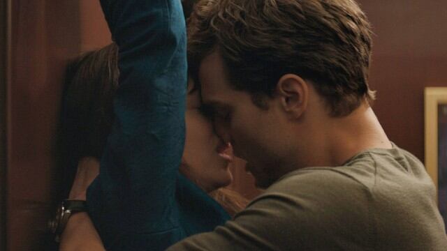 Christian Grey e Anastasia - Cinquenta Tons de Cinza