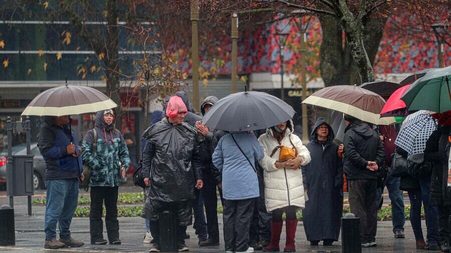 Lluvia en la zona central