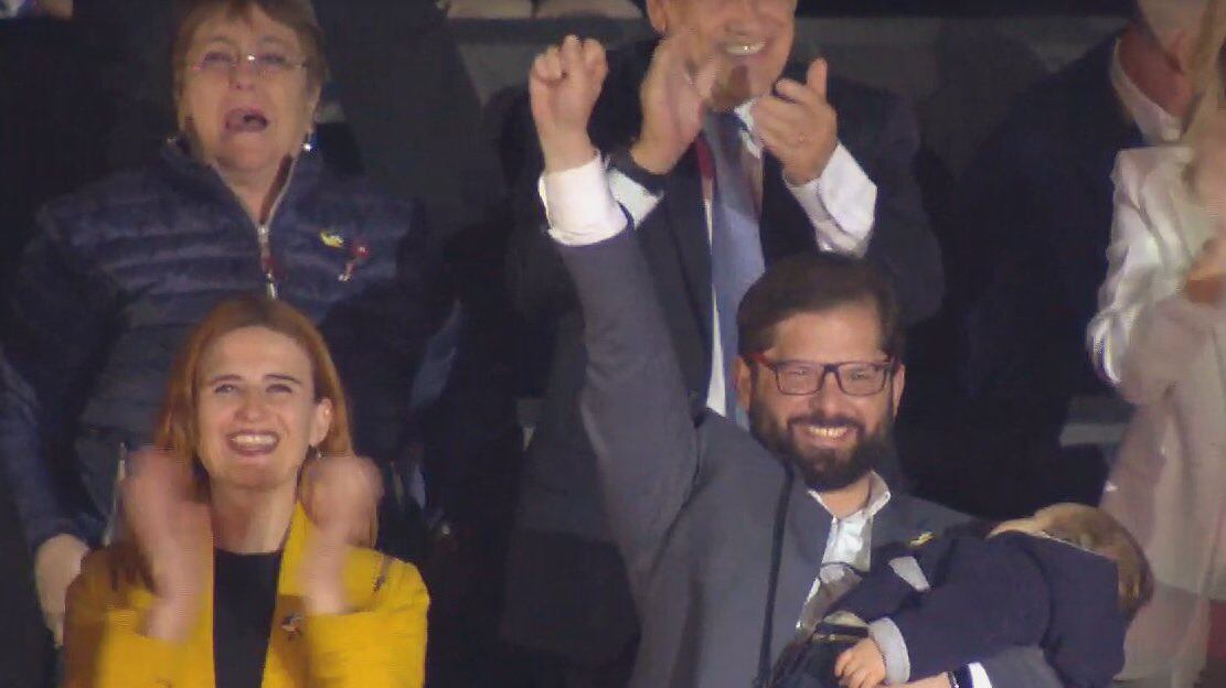 Gabriel Boric en la la ceremonia inaugural de los Juegos Panamericanos y Parapanamericanos Santiago 2023 | Twitter
