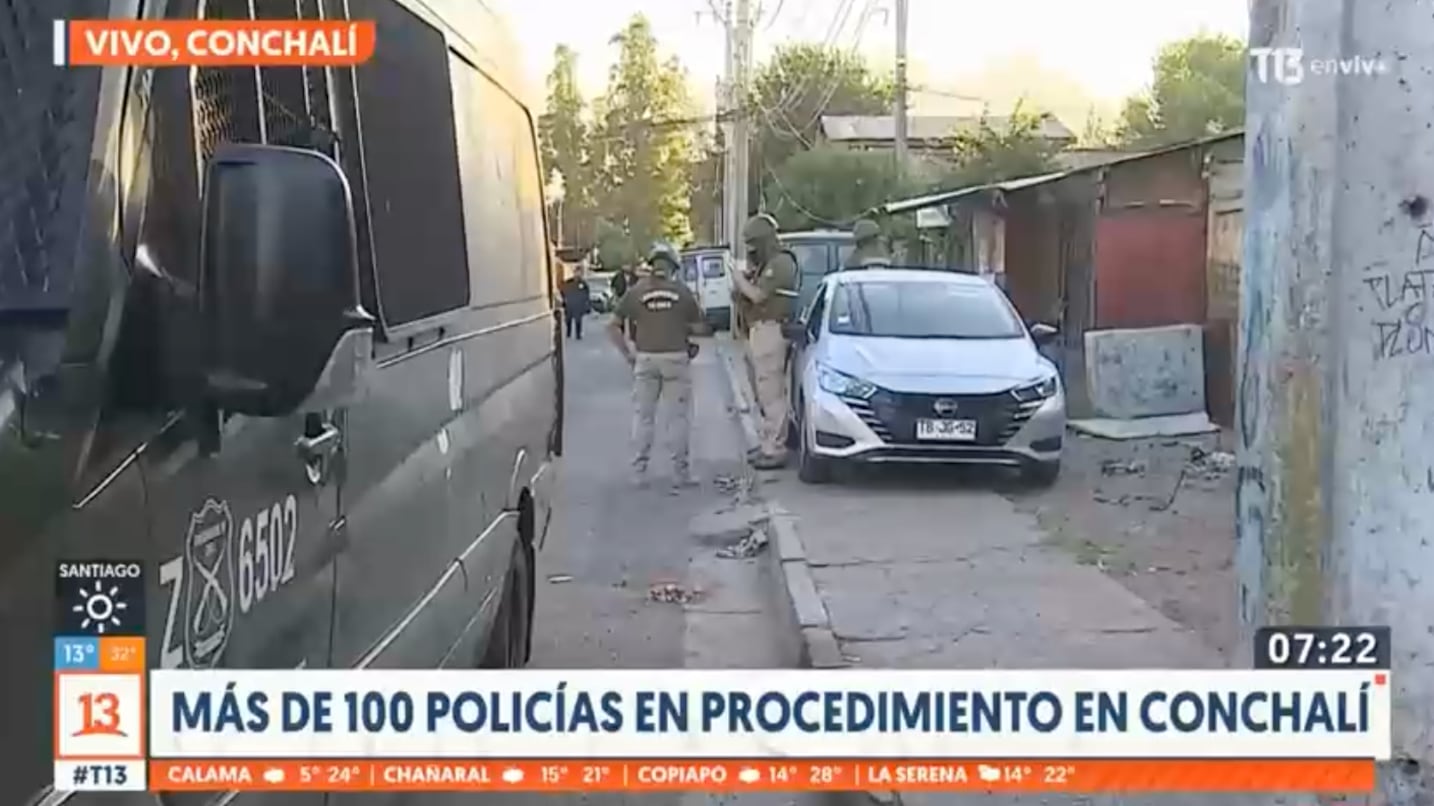 Allanamiento en Conchalí