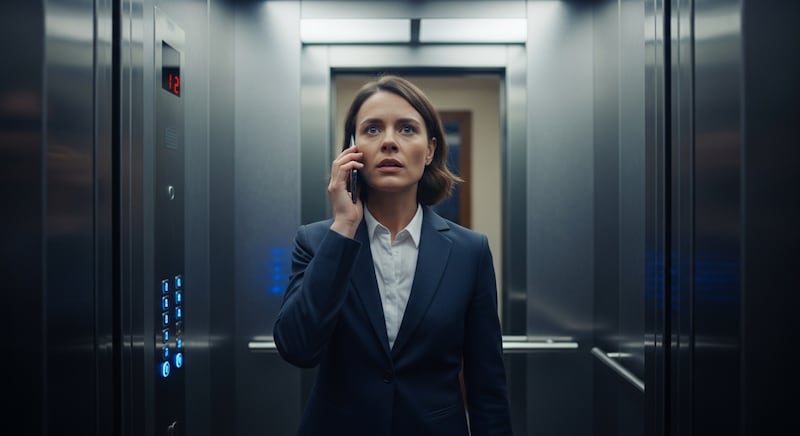 Llamada a un celular, en un ascensor. - FW/Whisk