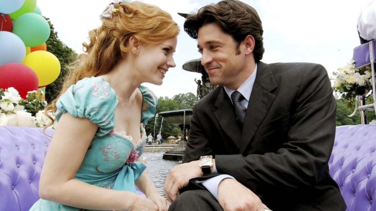 Amy Adams y Patrick Dempsey en 'Encantada'