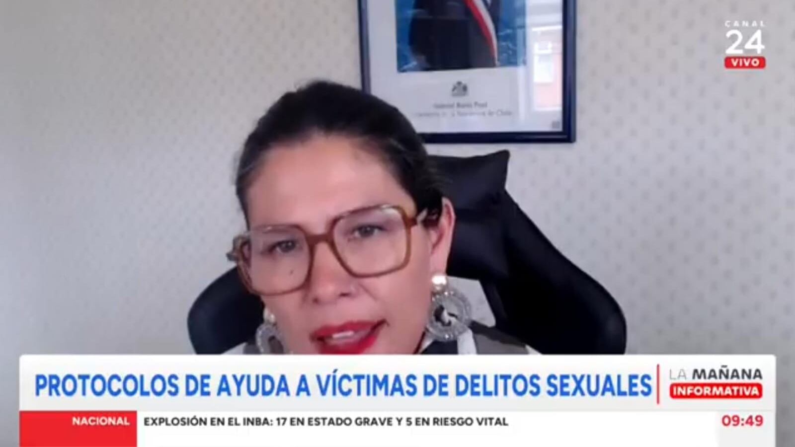 Priscilla Carrasco, directora del Sernameg.