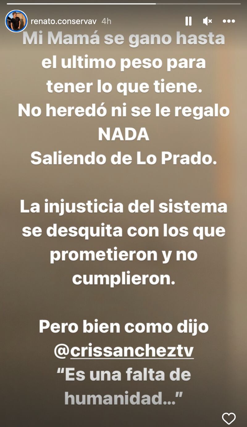 Storie hijo de Claudia Conserva