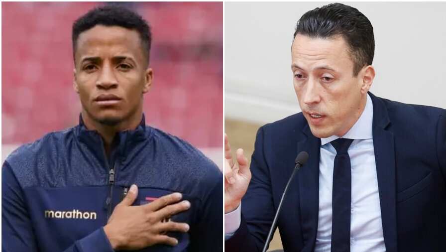 Byron Castillo y Eduardo Carlezzo