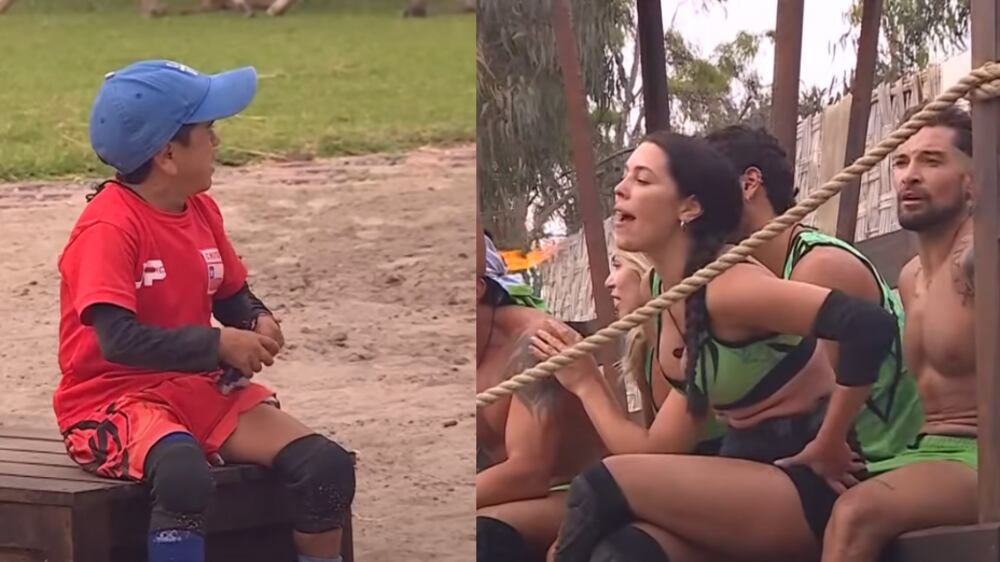 Daniela Aránguiz y Miguelito | Captura: Canal 13