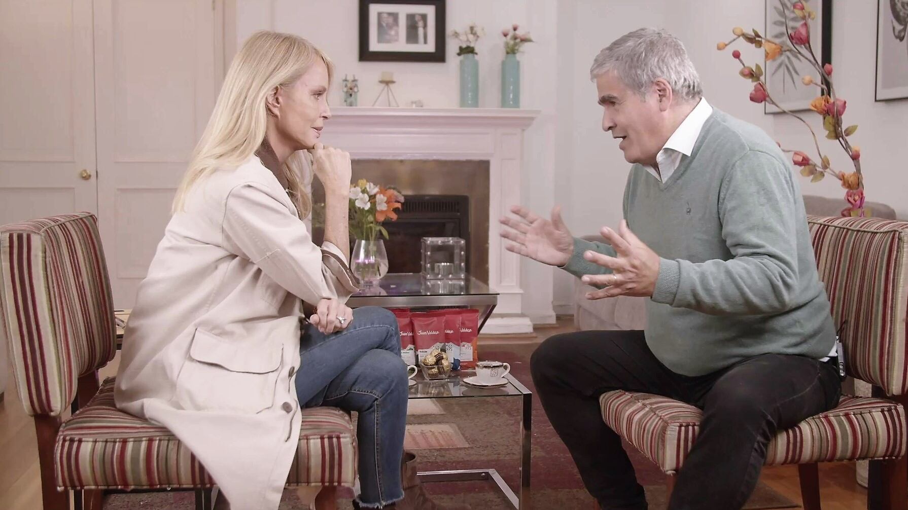 Cecilia Bolocco y Nicolás Larraín | Canal 13