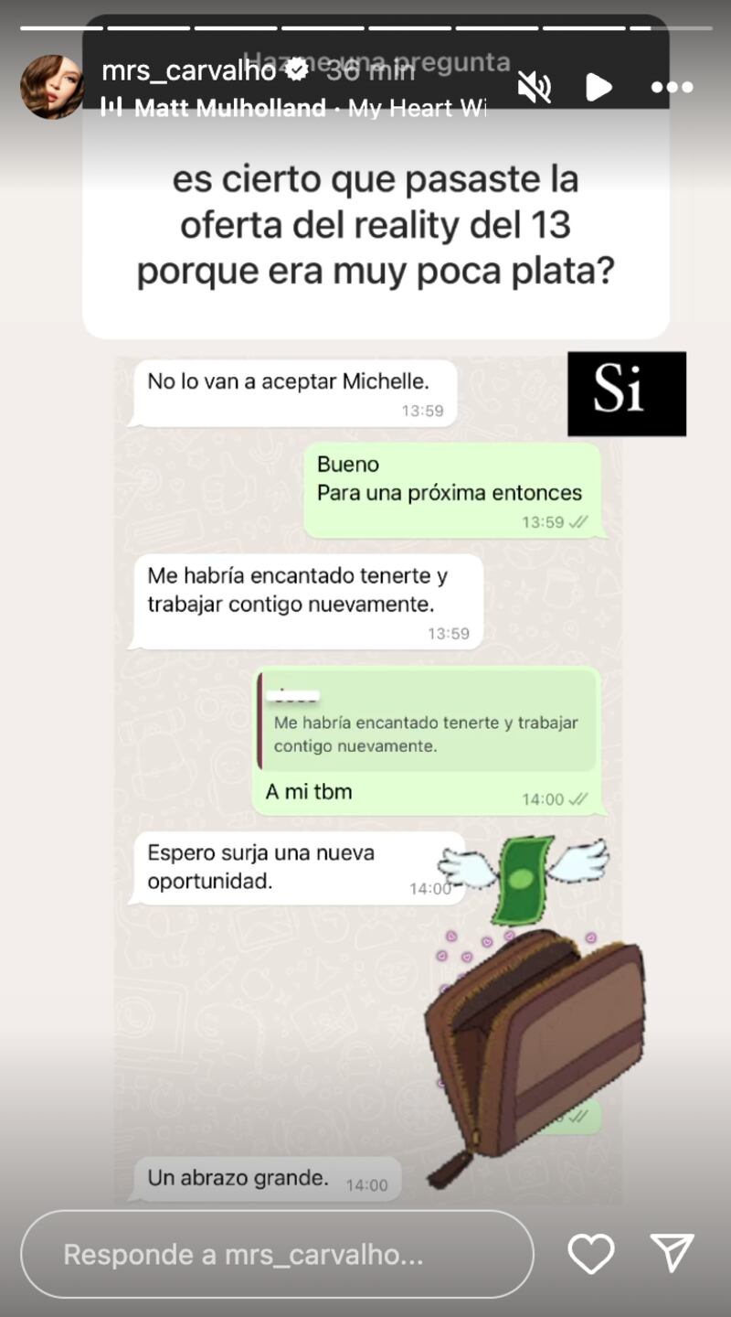 Historia de Michelle Carvalho | Fuente: Instagram