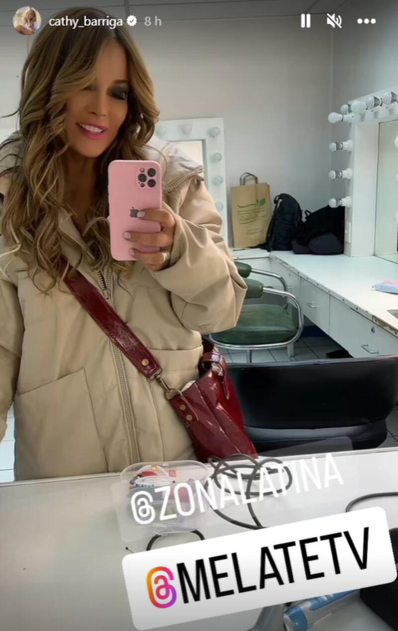 Historia de Cathy Barriga | Instagram