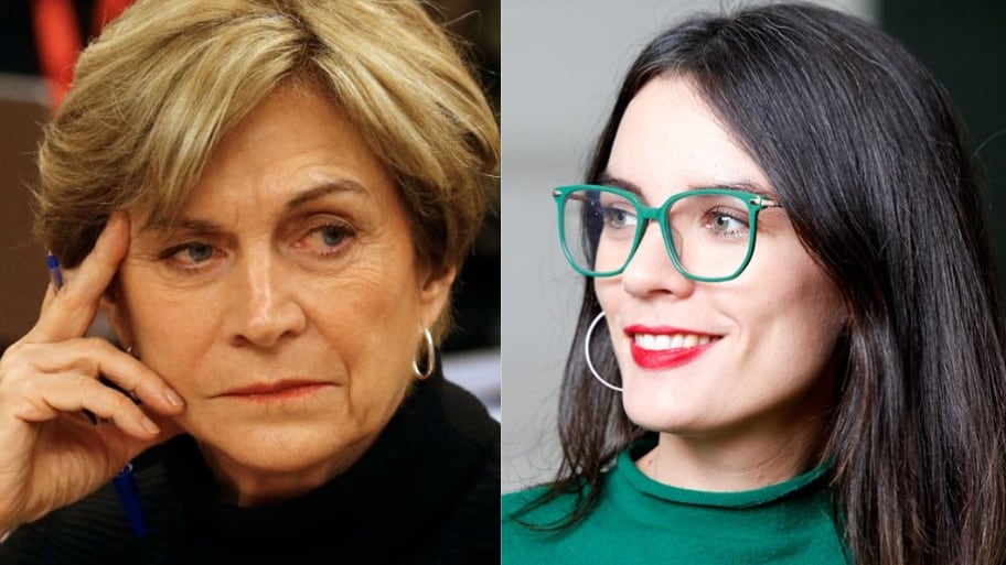 Evelyn Matthei y Camila Vallejo