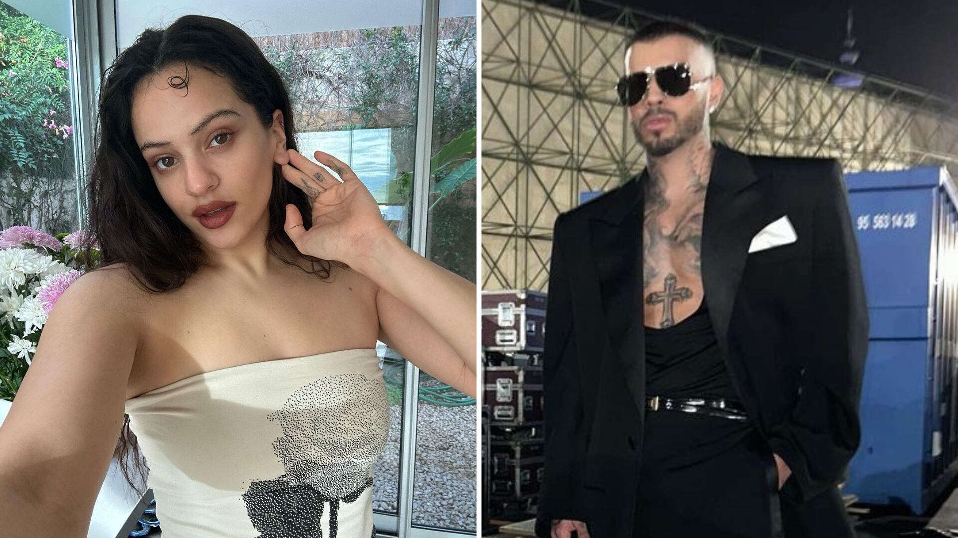 Rosalía y Rauw Alejandro en los Latin Grammys