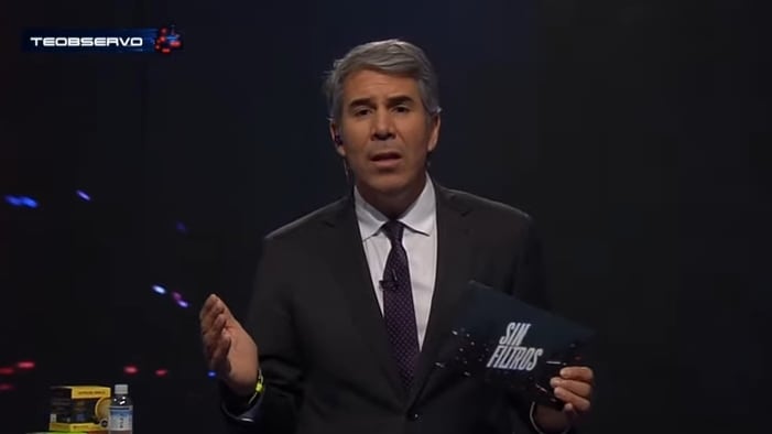 El periodista es el animador del programa de actualidad política "Sin Filtros".