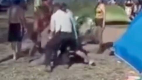 Pelea en Laguna Avendaño