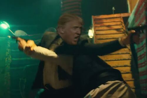 Liberan polémico video “montaje” donde Trump mata a adversarios y medios de comunicación