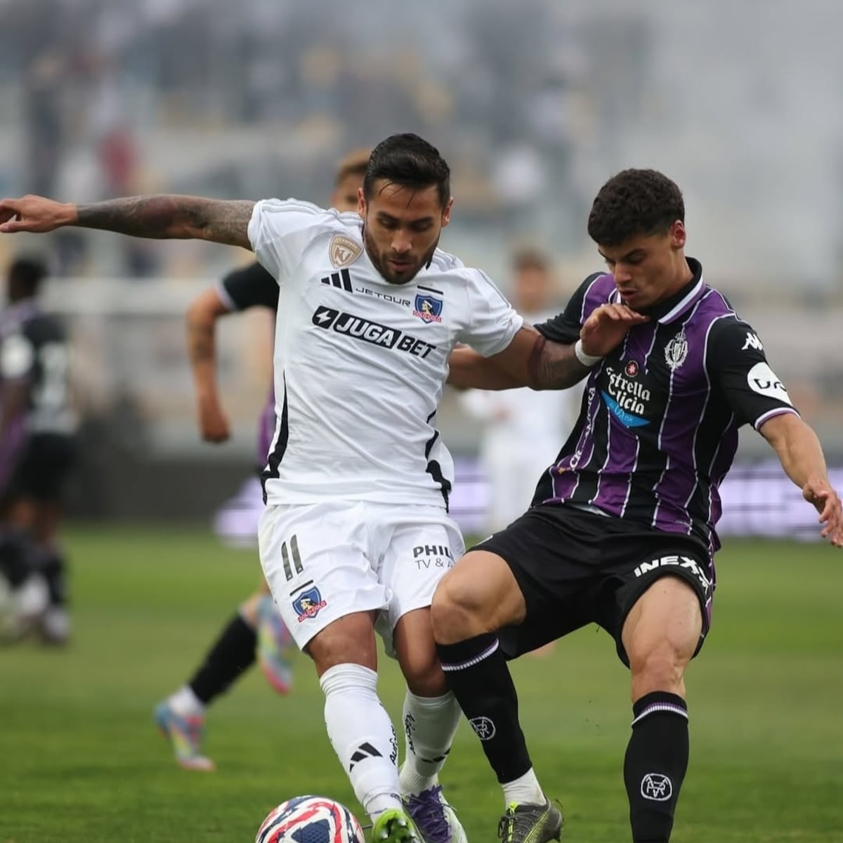 Colo Colo cae ante Real Valladolid en conmemoración centenario Colo Colo cae ante Real Valladolid en conmemoración centenario