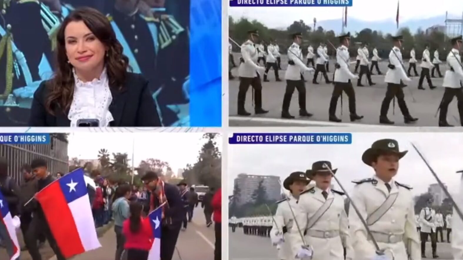 Durante la jornada de este 19 de septiembre y en la previa a la tradicional Parada Militar 2023, periodista de Mucho Gusto se trasladó al Parque O’Higgins para realiza run móvil en directo.
Desde el lugar, aprovecho de conversar con varias personas, una de ellas fue una pequeña niña llamada Martina, quien lanzó dura crítica al presidente Gabriel Boric.
Una vez el comunicador le ofreció el micrófono para hablar, la pequeña pidió a saludar a una prima que está en el hospital y luego respondió la pregunta que le hicieron: “¿A quién viene a ver?”
A lo que a niña dijo: “Vengo a ver a los militares, y al presidente Boric que no sirve para nada”, inmediatamente el periodista puso paños fríos a la declaración de la menor diciendo “oiga ¡pero cómo dice eso!”.
En redes sociales, la frase de la menor tuvo varias reacciones, desde apoyo hasta repudio por la falta de respeto hacia la máxima autoridad del país.