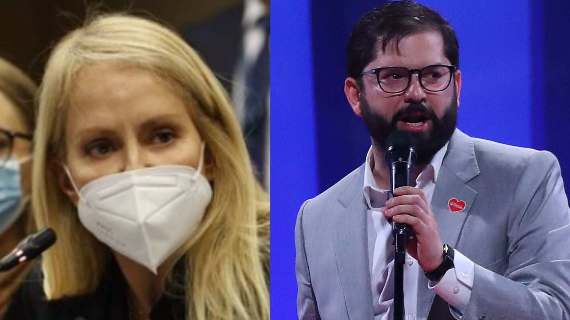 Cecilia Bolocco y Gabriel Boric | Aton