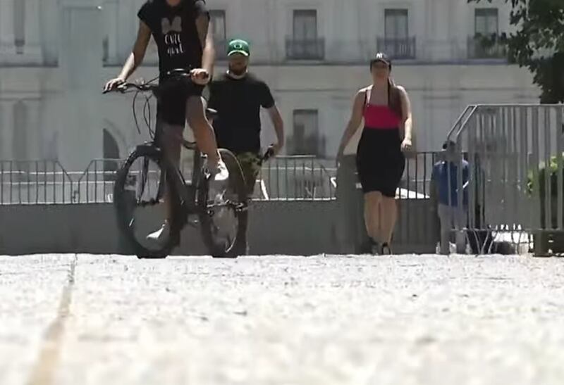 Suben la temperaturas en la Región Metropolitana.
