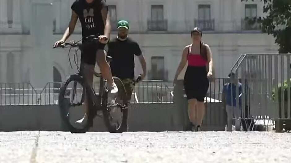 Suben la temperaturas en la Región Metropolitana.