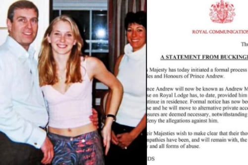 El rey Carlos retira los títulos al príncipe Andrés y le ordena mudarse a residencia privada