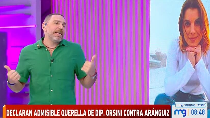 El animador del matinal de Mega, José Antonio Neme.