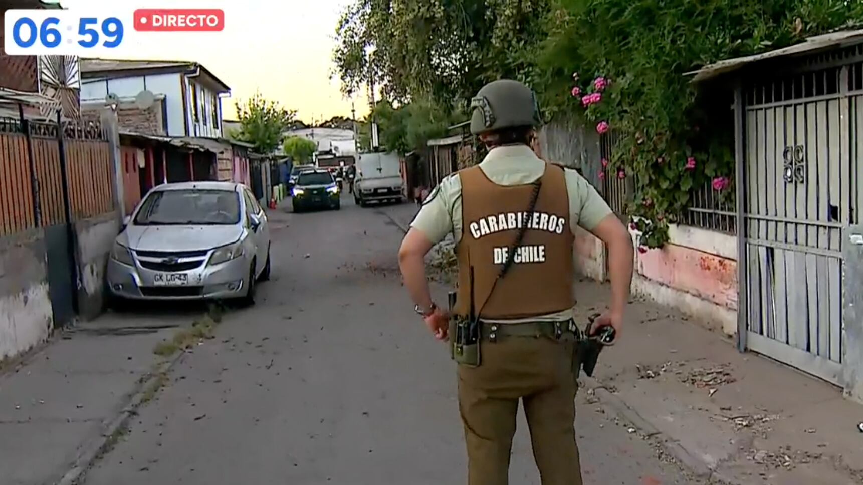 El sujeto intentó agredir al personal policial con un fierro