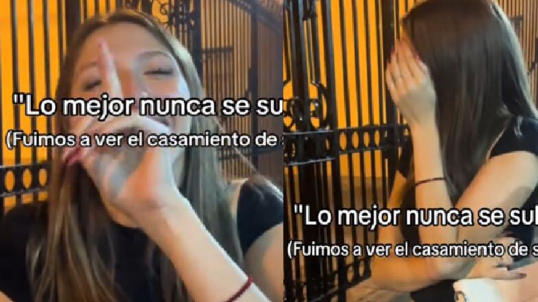 Cerrando ciclos: Joven observó la boda de su exnovio fuera de la iglesia y se viralizó en TikTok.