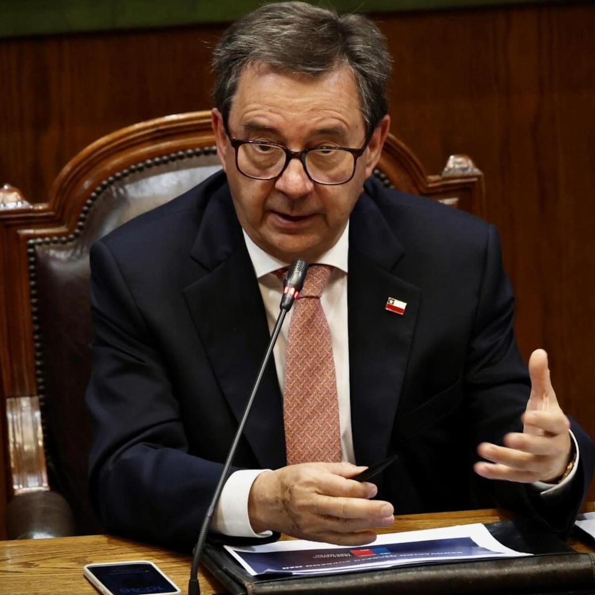 Ministro Barros admite falta de antecedentes del Escudo de las Américas Ministro Barros admite falta de antecedentes del Escudo de las Américas