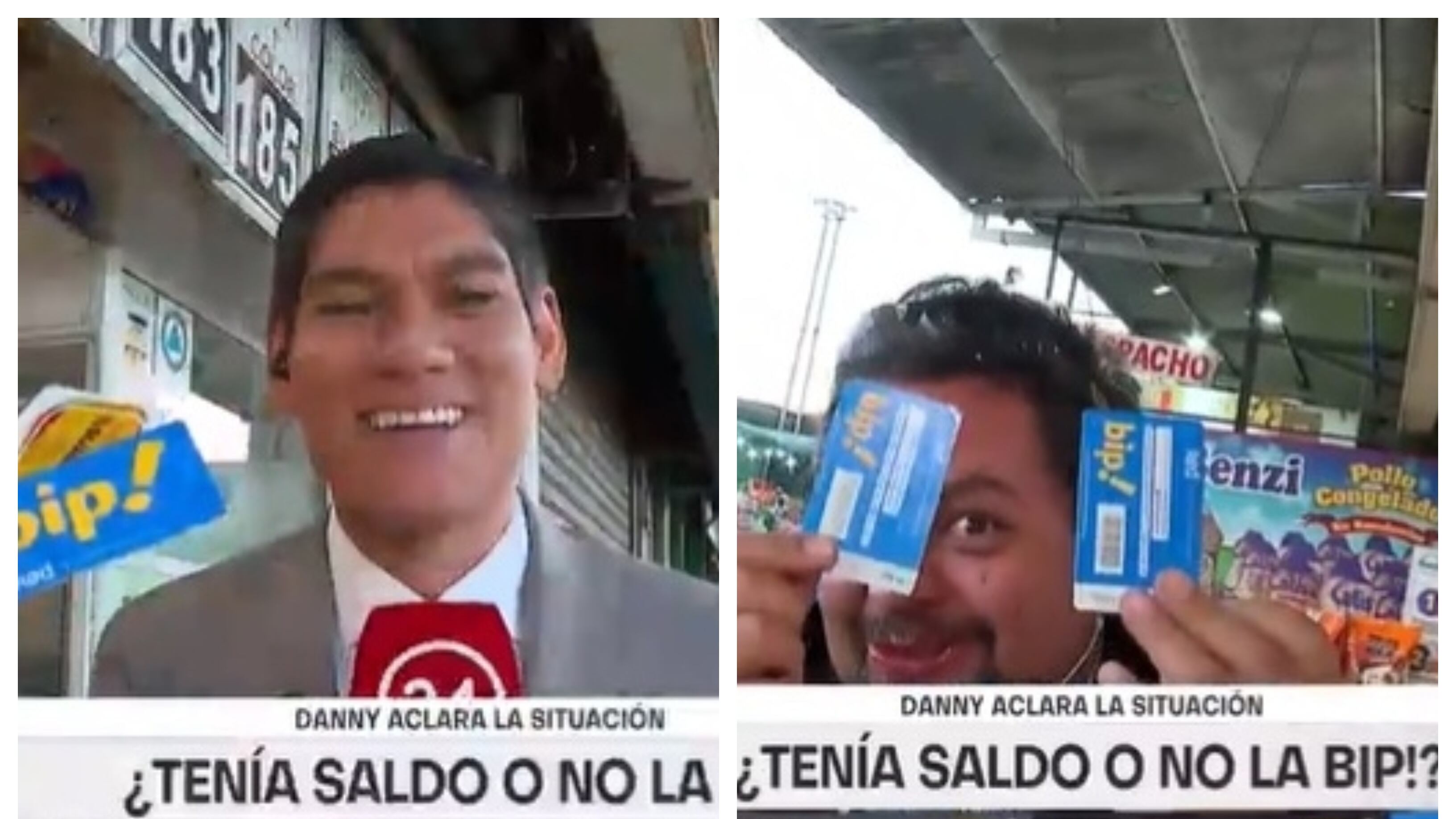 El periodista de TVN explicó este martes los motivos de porqué este lunes quedó con saldo negativo cuando subió a un bus del Transantiago.