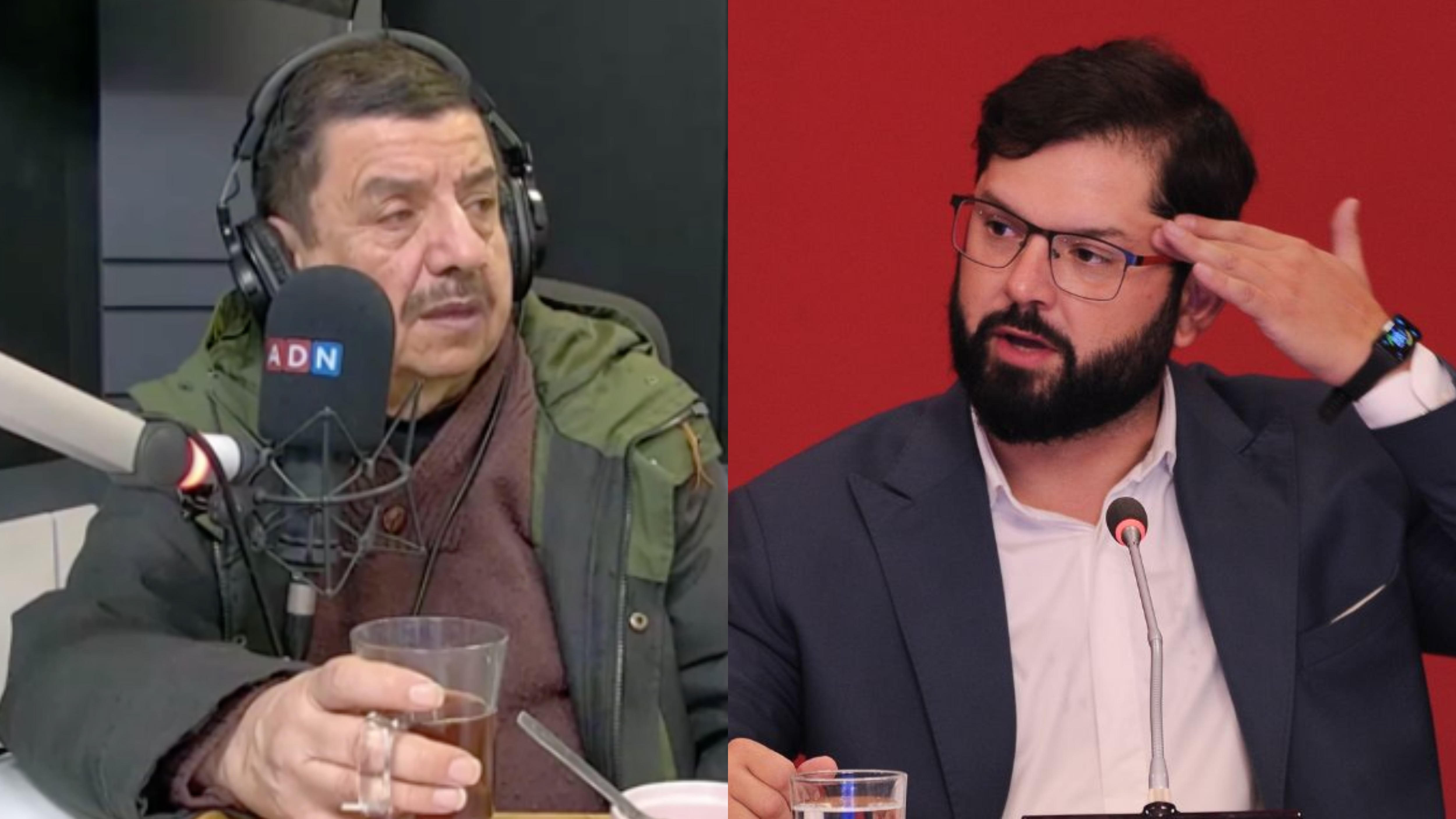 Mauricio Redolés y el Presidente Gabriel Boric