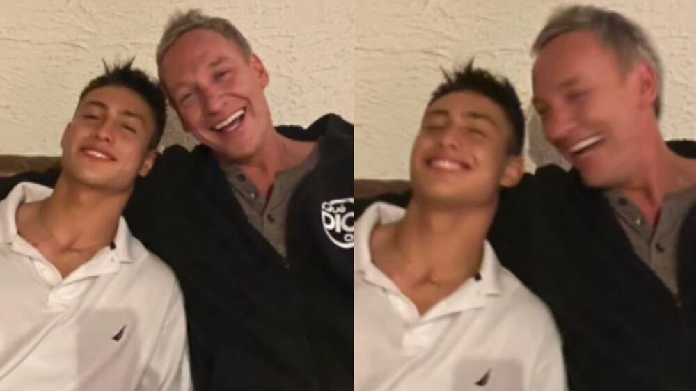 Martín Cárcamo y su hijo Luciano | Fuente: Instagram