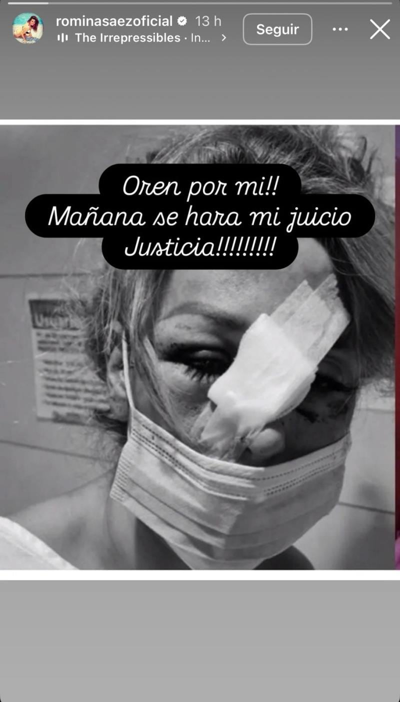 Romina Sáez vía Instagram