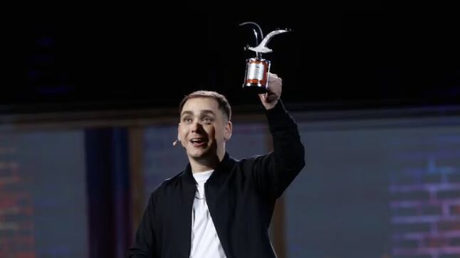 Lucho Miranda debuta triunfante en Viña 2024 riéndose de su discapacidad y de la Teletón FOTO: DIEGO MARTIN /AGENCIAUNO