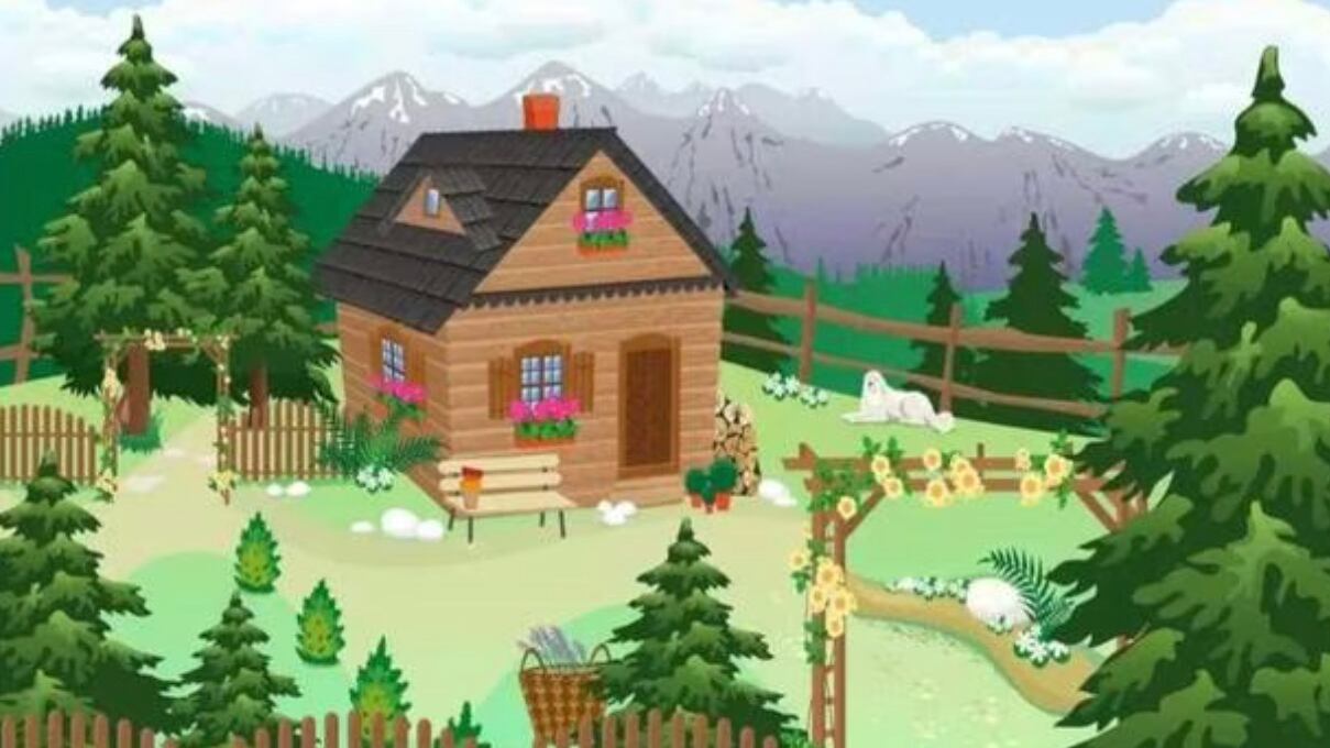 Encuentra al oso oculto.