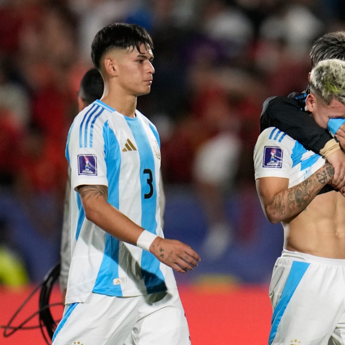 Jugadores de Argentina Sub 20 cantan ofensivamente contra Chile Jugadores de Argentina Sub 20 cantan ofensivamente contra Chile