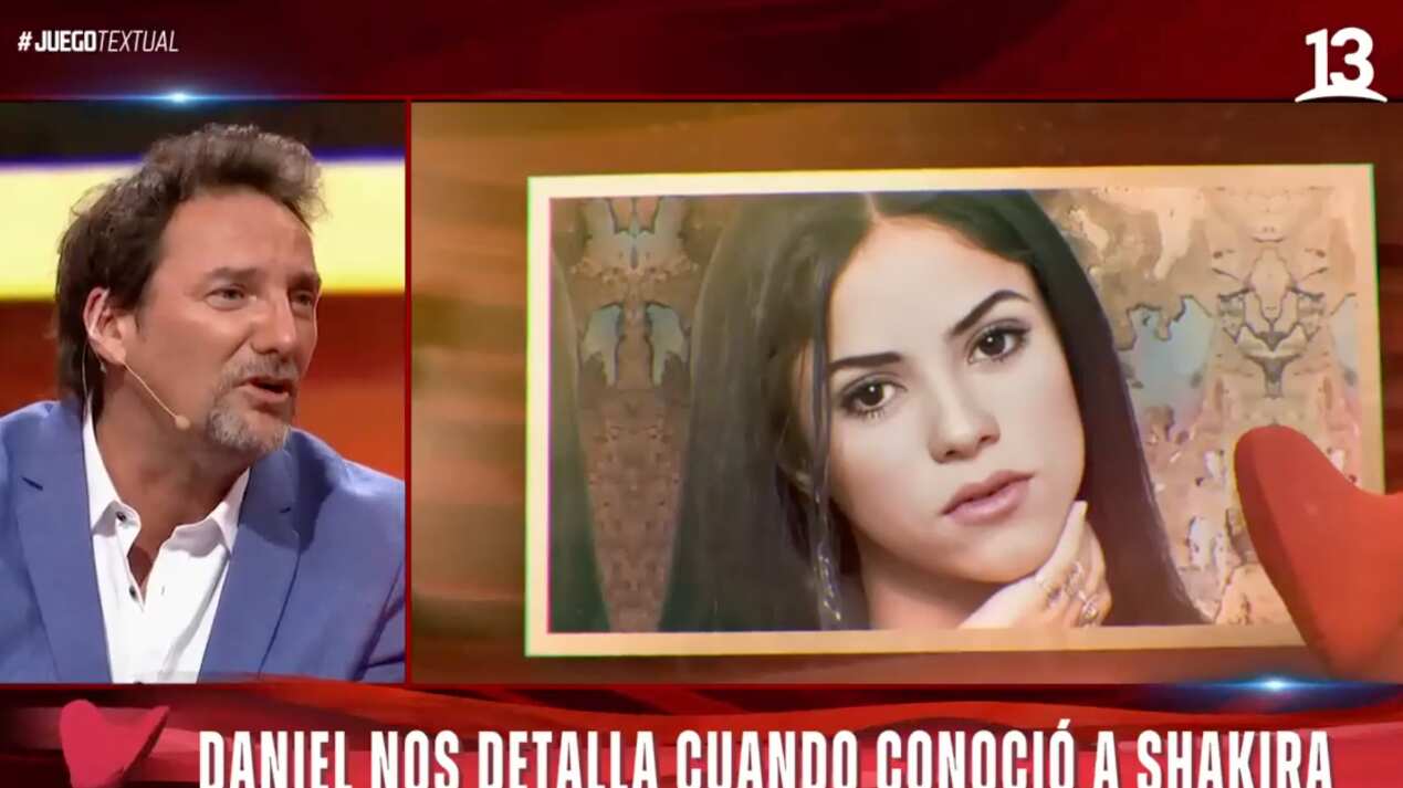 Daniel Fuenzalida y Shakira - Fuente: Canal 13