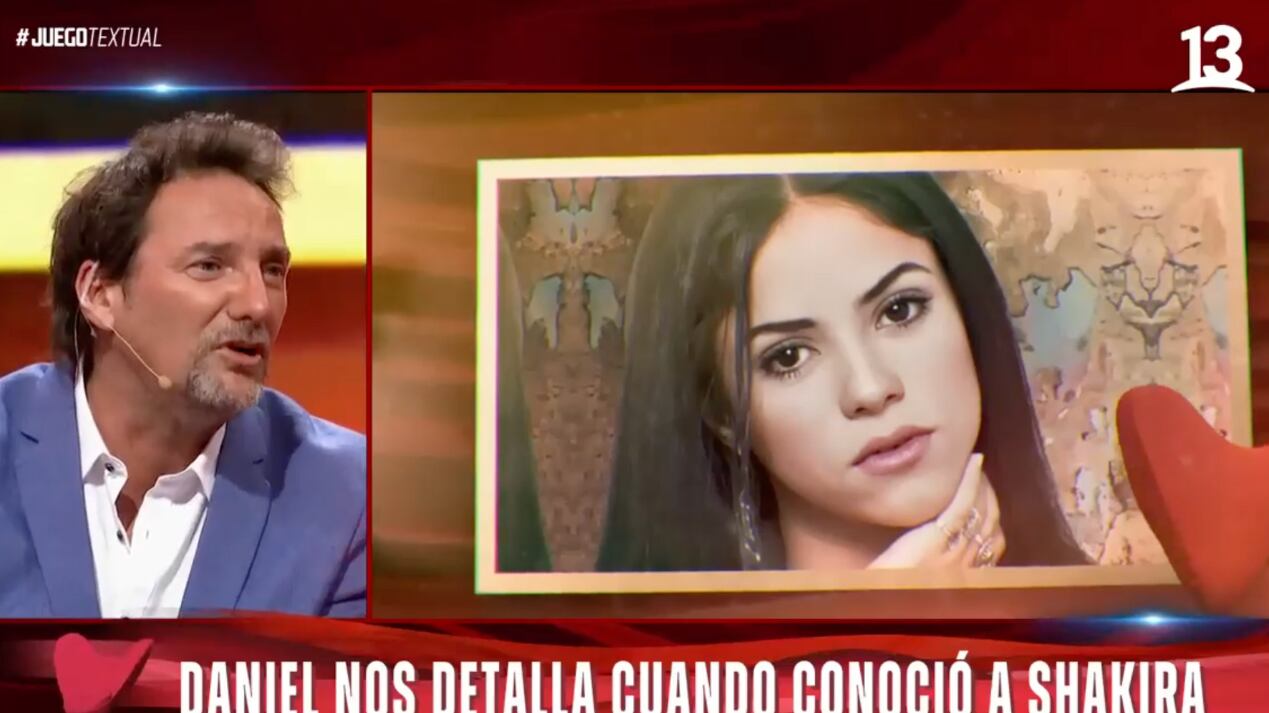Daniel Fuenzalida y Shakira - Fuente: Canal 13