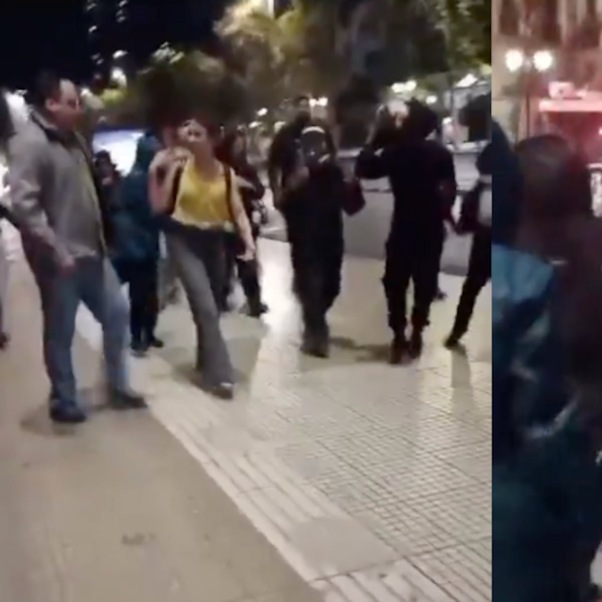Carolina Tohá agredida por manifestantes en Santiago Carolina Tohá agredida por manifestantes en Santiago
