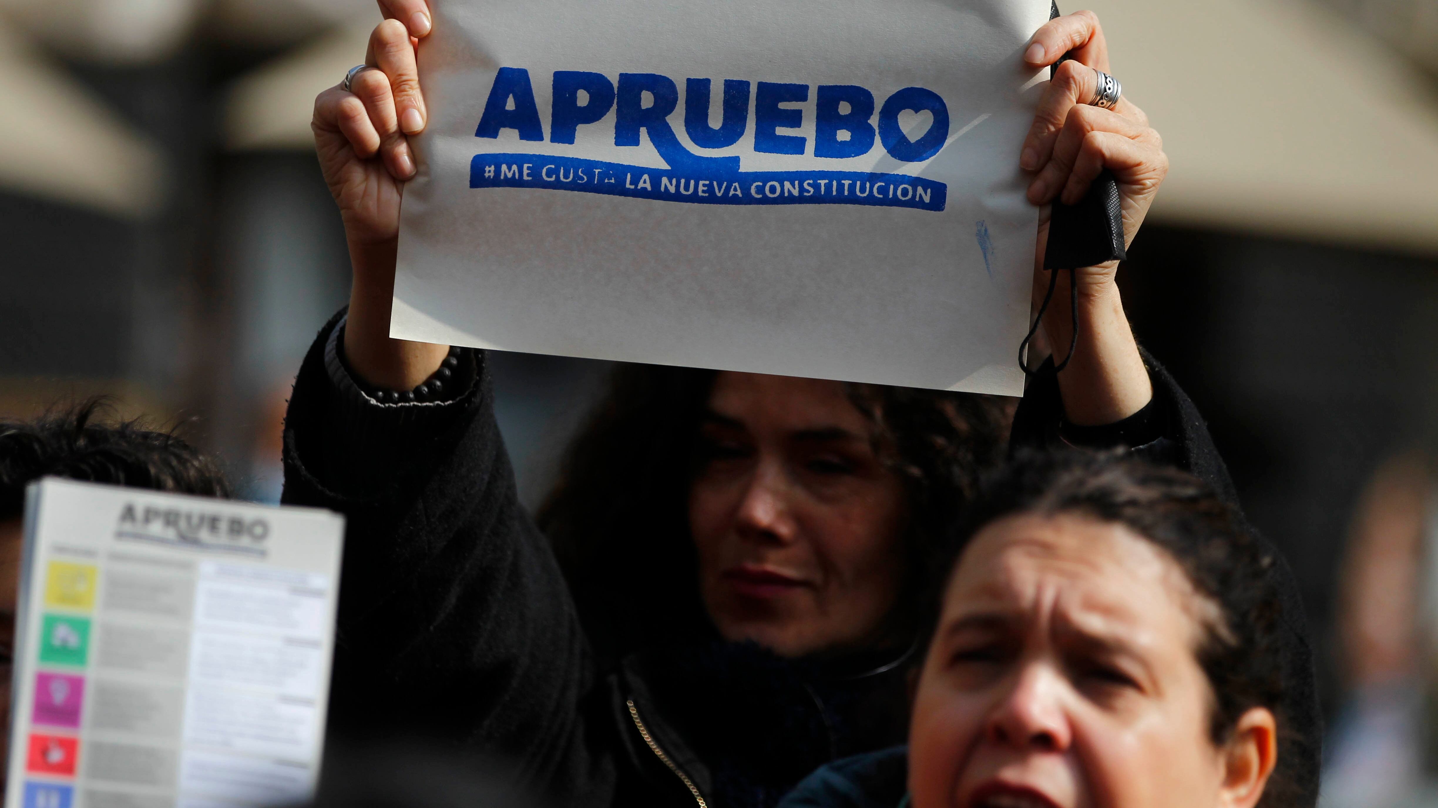 Adherentes del Apruebo.
