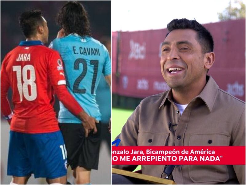 “No me arrepiento”: Gonzalo Jara recuerda la Copa América de 2015 y el polémico “incidente del dedo” con el uruguayo Edinson Cavani