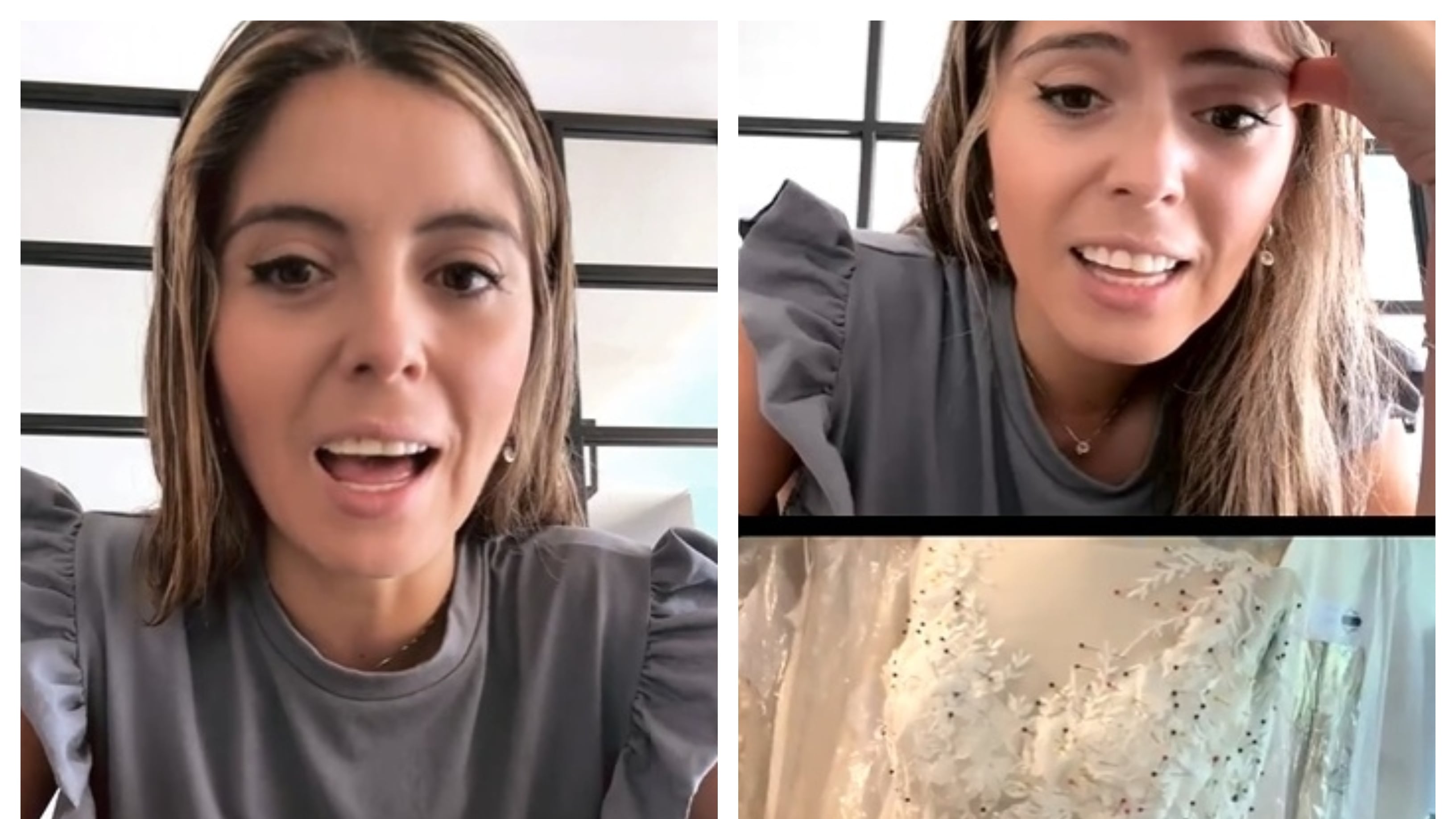 La periodista de TNT Sports sorteó este 13 de marzo, y en un Live de Instagram, el vestido de novia que usó en su matrimonio.