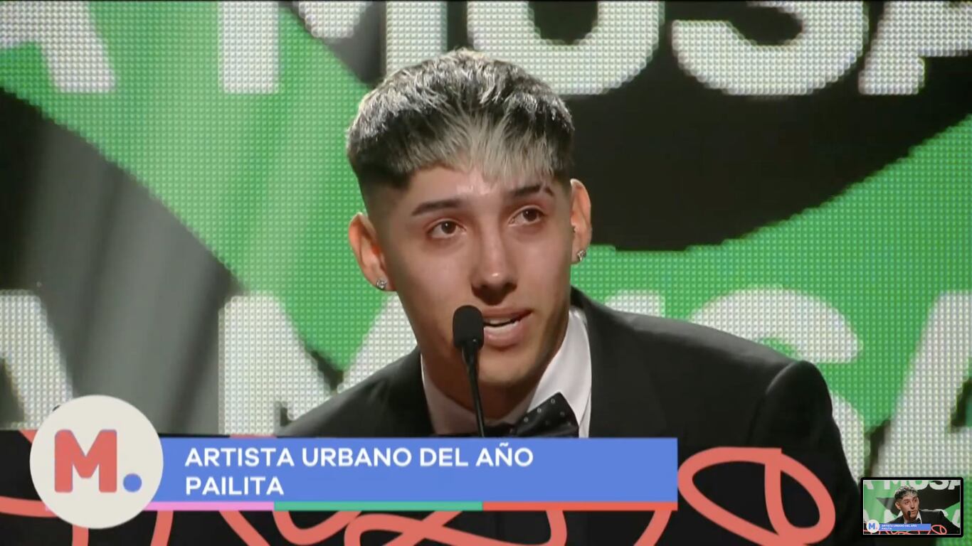 Pailita en Premios Musa 20222