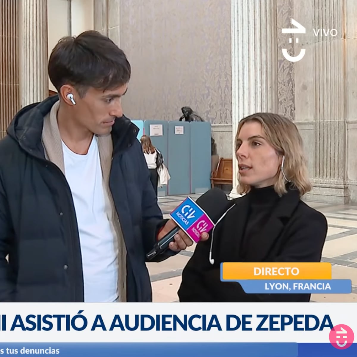 Maite Orsini explica su presencia en juicio de Nicolás Zepeda Maite Orsini explica su presencia en juicio de Nicolás Zepeda